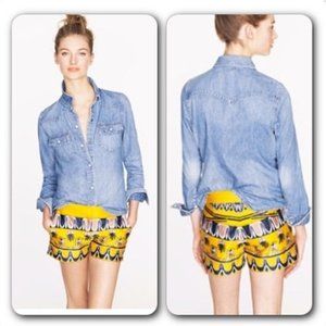 J.Crew Factory Gold Scroll Short 2